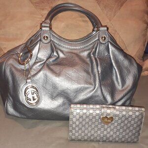 Guccissima Sukey handbag  and wallet
